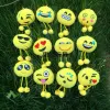 Plush toy keychain pendant emoji, keychain QQ pendant, keychain hanging foot emoji Specification image